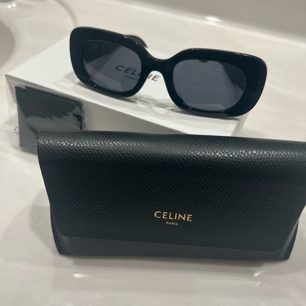 Celine Glossy Black Sunglasses